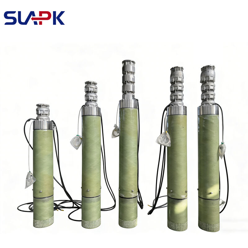 Vertical Stainless Steel Submersible Pump High Pressure Outlet Size 8 Inch 10 Inch 12 Inch 16 Inch Water Transfer Solution