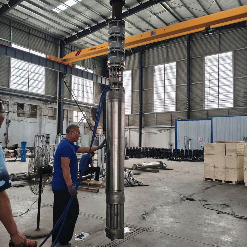 300QJH400-80/2-150KW ステンレス鋼深井戸水中ポンプ海洋プラットフォーム用耐食性給水ソリューション