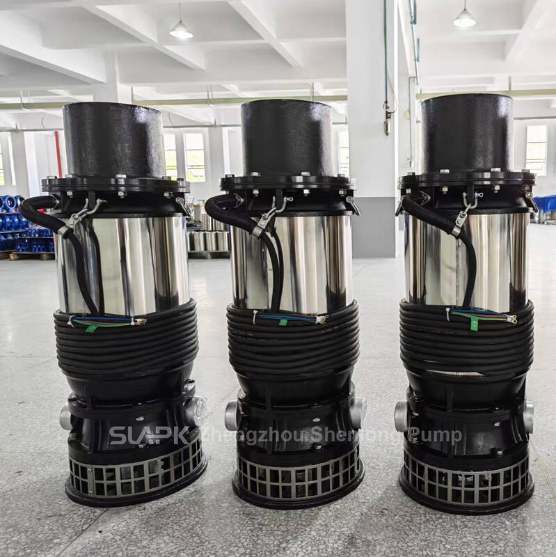 養殖および灌漑用の大口径出口DN150-DN300mmを備えたポータブル高流量510 m3/h排水ポンプ