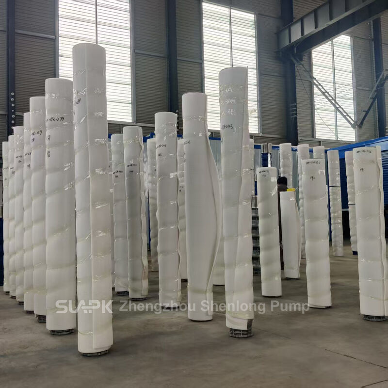 300QJH-300-62-75KW 耐食性工業用水移送用ステンレス鋼製水中井戸ポンプ、流量 300 m3/h、揚程 62m