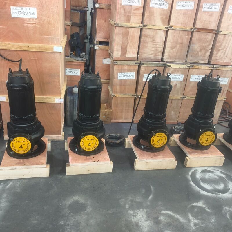 100WQ80-20-7.5kW 水中汚水ポンプ、流量80m³/h、揚程20m、モーター出力7.5kW、排水用