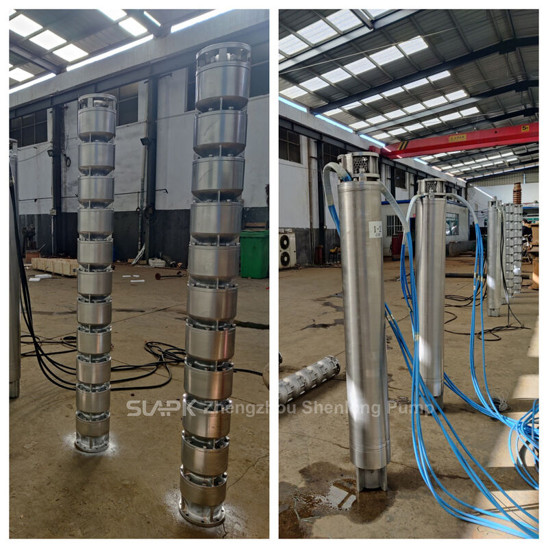 250QJH108-240-132KW 鋳造ステンレス鋼潜水ポンプ 海水吸収用の頭 240m