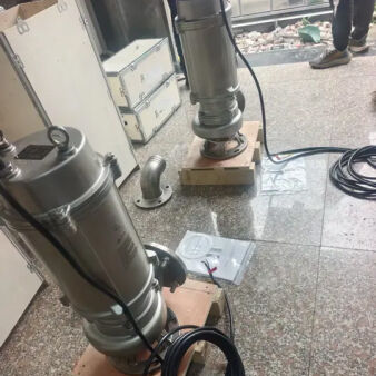大流量排水用 ステンレス製水中汚水ポンプ 45kW 440V 60Hz