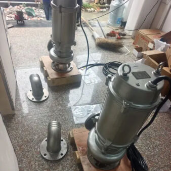 大流量排水用 ステンレス製水中汚水ポンプ 45kW 440V 60Hz