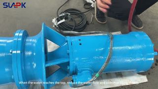 軸流ポンプ注水動画