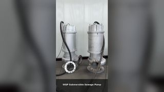 ステンレス製ノンクロッグ水中汚水ポンプ